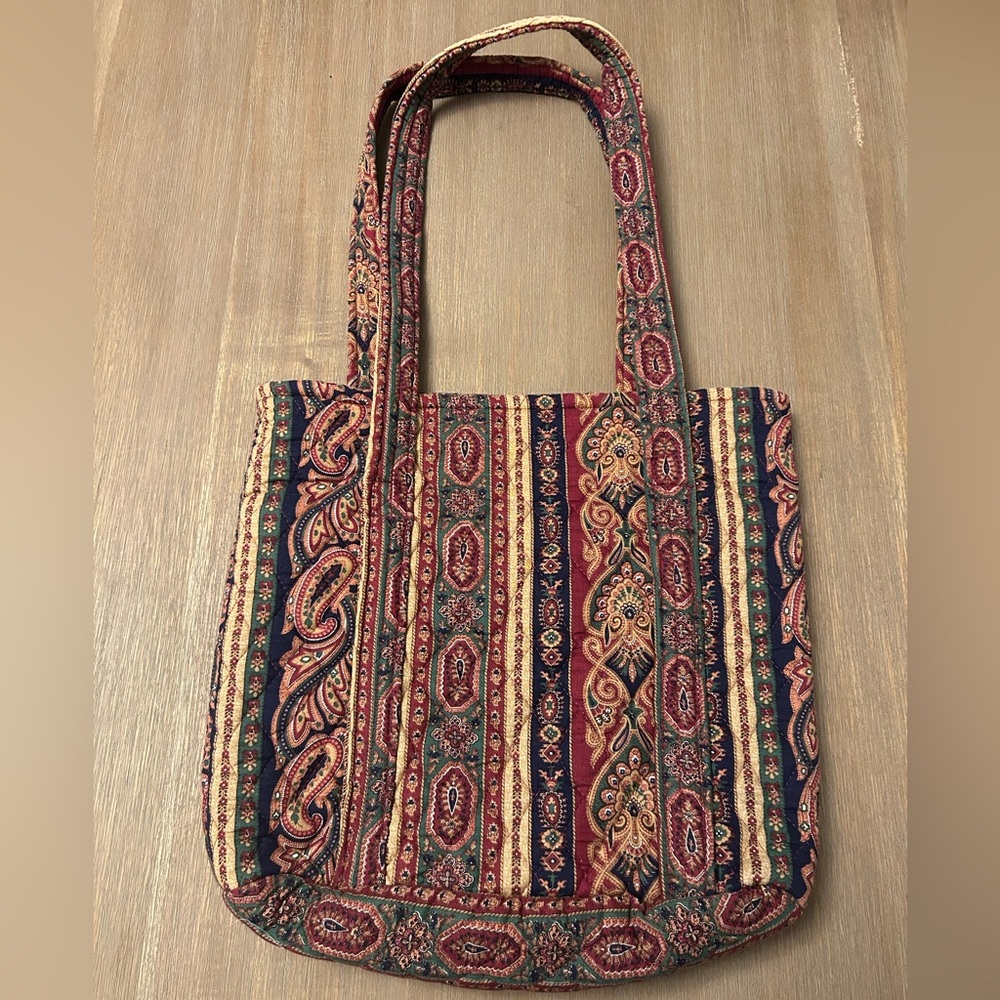 Vera Bradley 1987 Paisley Tote Bag